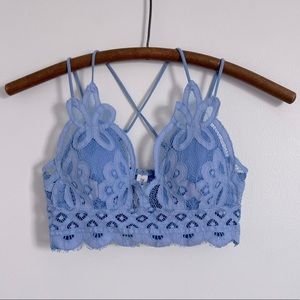 Baby Blue Lace Bralette